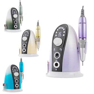 35000RPM Nail Drill Machine Adjustable Speed Electric Nail File Polishing Tool • $38.95