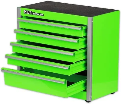 Portable 5-Drawer Mini Green Tool Box Steel Tool Case Home Office Storage DIY US • $84.89