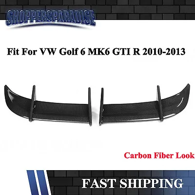 $49.79 • Buy Carbon Fiber Look For VW Golf 6 MK6 GTI R 2010-2013 Rear Roof Trunk Lip Wing