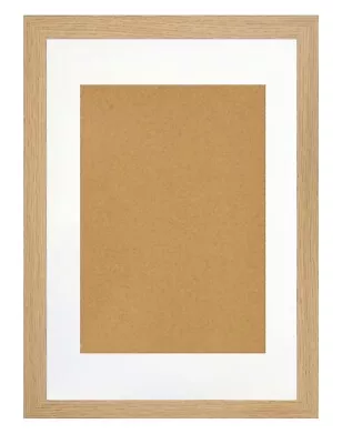 White Black Oak Photo Picture Frame (With White Mount) A1 A2 A3 A4 A5 Home Décor • £7.99