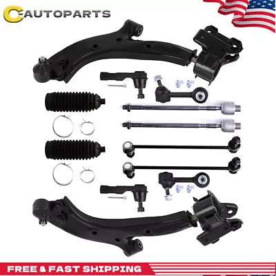 12 Front Lower Control Arm Ball Joint Tie Rods Sway Bar For 2007-2011 HONDA CR-V • $139.89