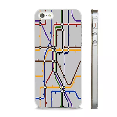 £6.29 • Buy  METRO TUBE LINE MAP TRAVEL TRAIN   PHONE CASE COVER FIT All APPLE IPHONE MODELS
