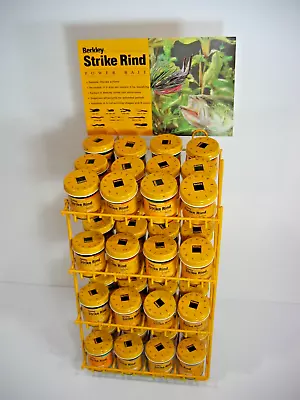 Vintage Berkley Strike Rind Power Bait 37 Jar Assortment With Wire Display Rack • $200