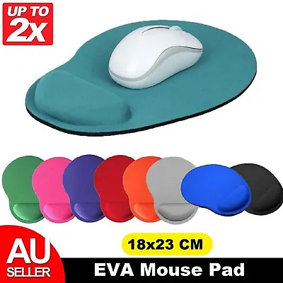 Comfort Wrist Gel Soft Rest Support Mat Mouse Mice Pad Gaming PC Laptop Computer • $11.99