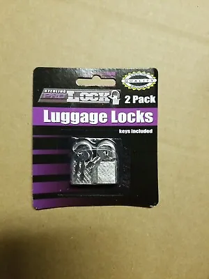 Luggage Locks With Keys (1 Pack=2 Locks=4 Keys) • $5.60