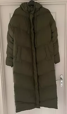 £25 • Buy Missguided Khaki Maxi Puffer Coat RRP£75