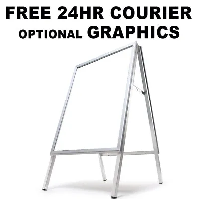 A1 A Board Sign Poster Snap Frame Stand Indoor Display 24hr Courier • £35
