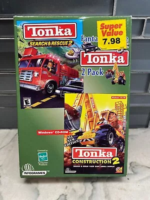 Tonka Construction 2 & Search & Rescue 2 - PC Games 2-Pack • $32.56