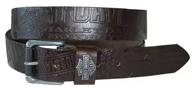 Harley-Davidson Men's Scorching Belt Brown Leather HDMBT10613 • $49.95