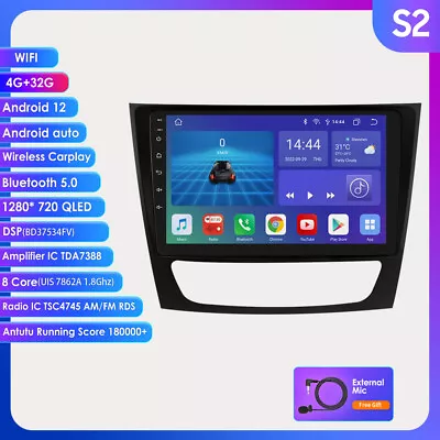 8Core 4GB For Mercedes Benz W211 E CLS 9 Android Car Stereo Radio GPS Navigation • $189.99