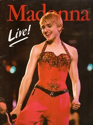 Madonna Live Whos That Girl 1987 TOUR CONCERT PROGRAMME • £39.99