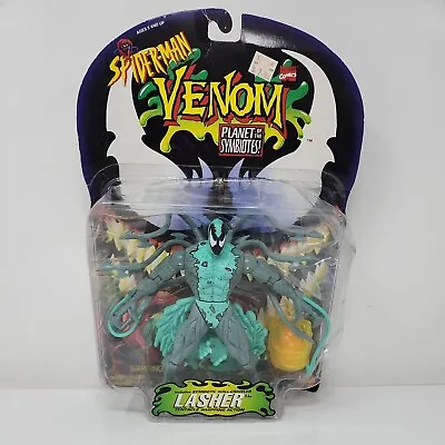 $70.65 • Buy Vintage 1996 ToyBiz Spiderman Venom Planet Of The Symbiotes Lasher Action Figure