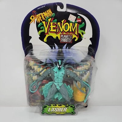 $70.65 • Buy Vintage 1996 ToyBiz Spiderman Venom Planet Of The Symbiotes Lasher Action Figure