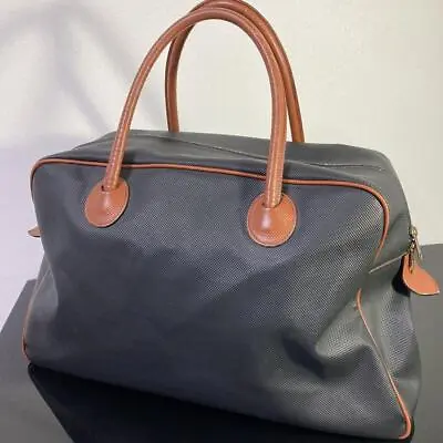 Bottega Veneta Authentic Boston Bag Marco Polo PVC Leather Used From Japan • £185.95