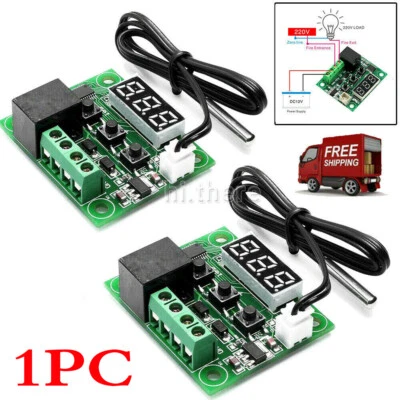 W1209 Digital Thermostat Temperature Control Switch Sensor Module 12V -50-110°C • $6.47