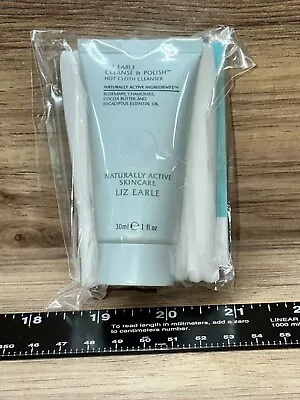 NIP Liz Earle CLEANSE & POLISH Hot Cloth Cleanser 30ml + 1x Organic Muslin Cloth • $9.90