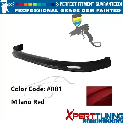 Fits 99-00 Honda Civic JDM Mugen Front Bumper Lip Spoiler PP #R81 Milano Red • $231.99