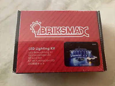 Briksmax Led Lighting Kit - 76216 - For Lego Super Heroes Iron Man Hall Of Armor • $27.02