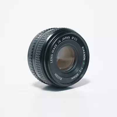 Ricoh Rikenon 50mm F/2 Lens For Pentax K Mount • $23