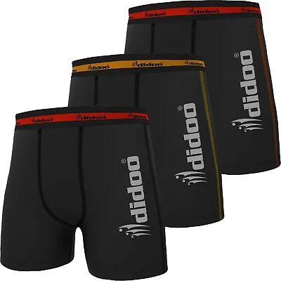 Didoo Mens Boxer Shorts Breathable Lycra Trunk Underwear All Season Sports Pant • £6.75