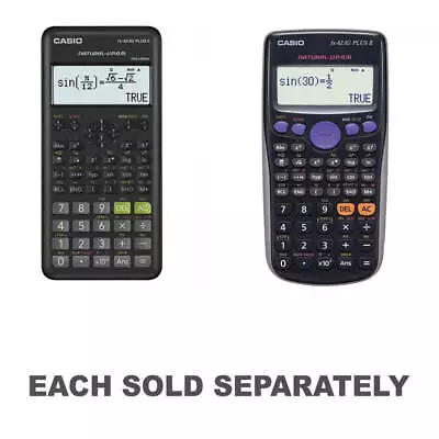 Casio Plus II Scientific Calculator Versatile Drop Resistant Highly Visible • $77.95