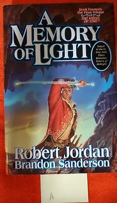 SIGNED Wheel Of Time - Robert Jordan A Memory Of Light 1st Edition First Print • $29