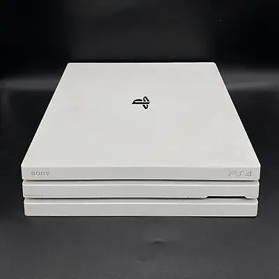 $399 • Buy Sony PS4 Pro 1TB White Console CUH-7202B With Controller + Leads (Pre-owned)