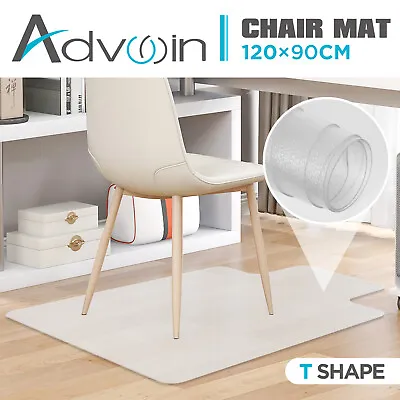 $26.99 • Buy Chair Desk Mat Non Slip Office Floor Computer Carpet Protector PVC Plastic Clear
