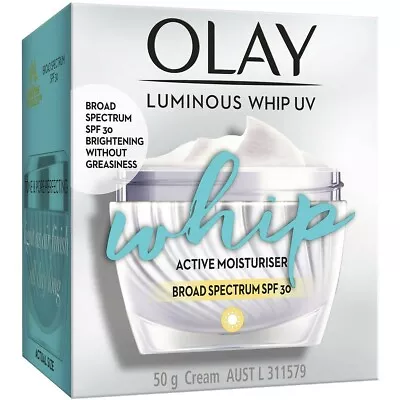 $26.95 • Buy Olay Regenerist Luminous Whip UV SPF30 Moisturiser 50g
