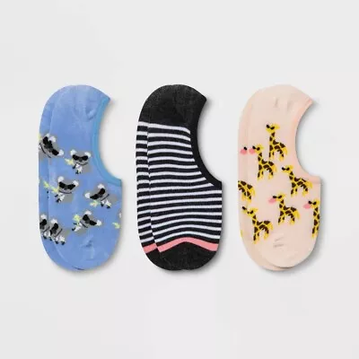 £1.94 • Buy Women's Koala 2pk Liner Socks  Xhilaration Blue/Gray Size 4-10 (missing Giraffe)