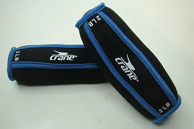 Crane 2 X 2lb Dumbell Walker Weights Training Yoga Strength 4lbs Total Handheld • $9.99