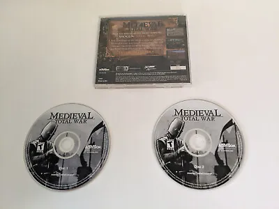 Medieval: Total War (2-Disc PC 2002 Activision) [Incl. CD Key] • $5