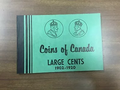 Vintage Meghrig Coin Folder # CAN-2 For Canadian Large Cents From 1902-1920 • $29.95