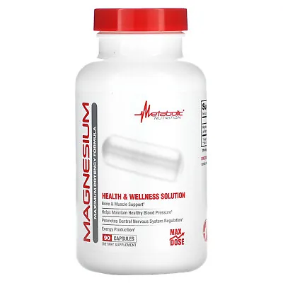 Magnesium Maximum Potency Formula 90 Capsules • $13