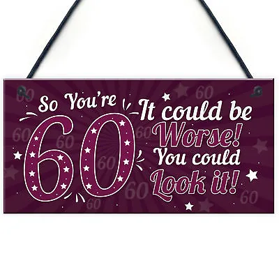 £3.99 • Buy 60th Birthday Gift For Men 60th Birthday Presents Women 60th Gift Mum Dad Auntie
