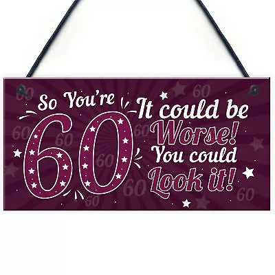 60th Birthday Gift For Men 60th Birthday Presents Women 60th Gift Mum Dad Auntie • £3.99