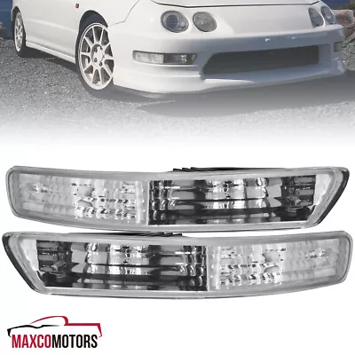 Bumper Lights Fits 1998-2001 Acura Integra Clear Parking Signal Lamps Left+Right • $31.49