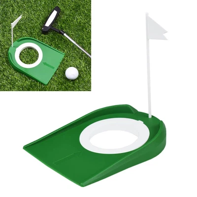 £6.34 • Buy Universal Golf Putting Practice Putter Mat Training Aid With Hole Flag