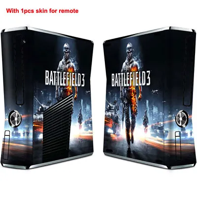 $7.19 • Buy 92 BATTLEFIELD 3 Vinyl Decal Skin Sticker Case Cover For Xbox360 Slim Console