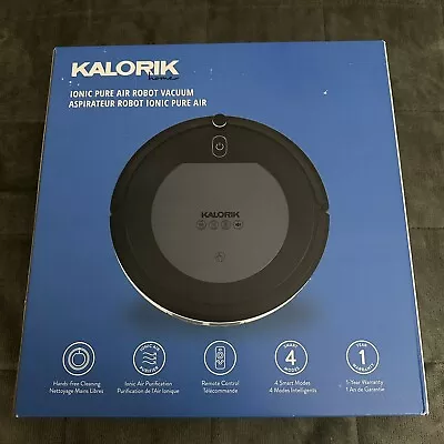 Kaloric Ionic Pure Air Robot Vacuum Cleaner 46588 GR Brand New! • $44.99
