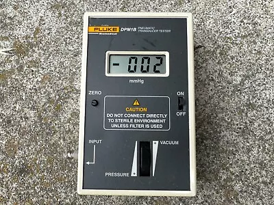 $699.99 • Buy Fluke Biomedical DPM1B Pneumatic Transducer Pressure Vacuum Tester