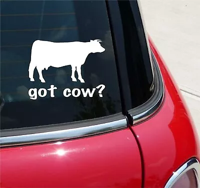 Got Cow? Cow Graphic Decal Sticker Art Car Wall Decor • $3.50