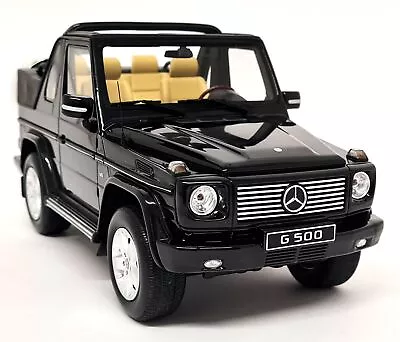 Otto 1/18 - Mercedes Benz G500 Convertible Black 2007 Resin Model Car • £129.99