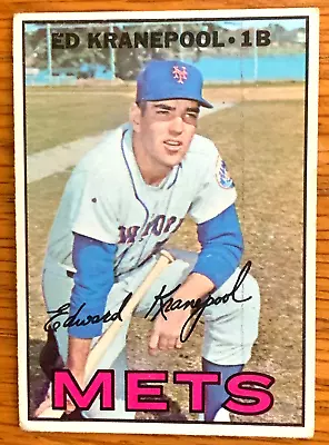 1967 Topps Ed Kranepool #452 New York Mets VG Condition • $2.99