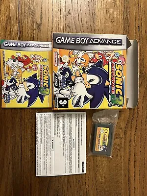 Sonic Advance 3 Nintendo Gameboy Advance Game Boxed Complete Very Good • £65