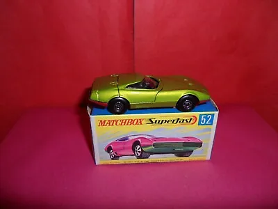 Matchbox Sup/fast #52-Dodge Charger Mk3Nr Mint In Nr Mint Orig 'G' BoxNOS1970 • £29.95