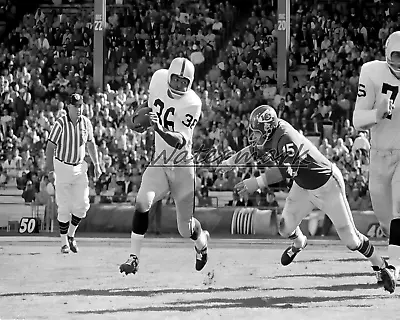 AFL 1965 Clem Daniels Oakland Raiders Vs Kansas City Chiefs 8 X 10 Photo Picture • $5.99