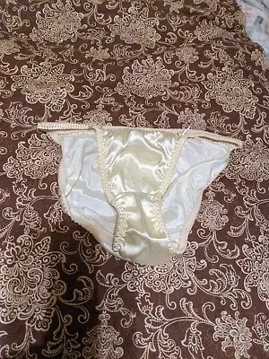 Vintage Joe Boxer Satin String Bikini Panties Size 8 • $46