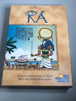 Ra Board Game Rio Grande Games 1999 %100 Complete Reiner Knizia • $65