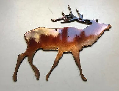 Small Elk - Metal Wall Art - Copper 5 1/2  X 5 1/2  • $14.98